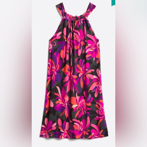 🦩🌴🦩NWT Stitch Fix TRINA BY TRINA TURK Juju Halter Knit Dress - Picture 5 of 6